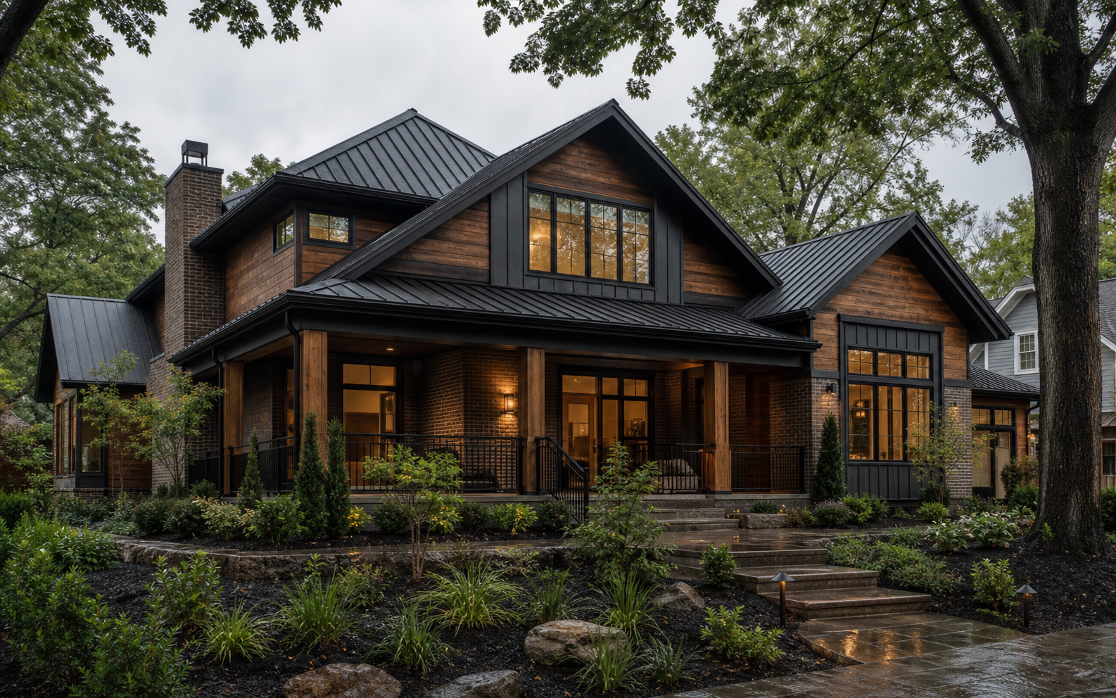 Completed Caldwell House renovation by Ironpine Builders